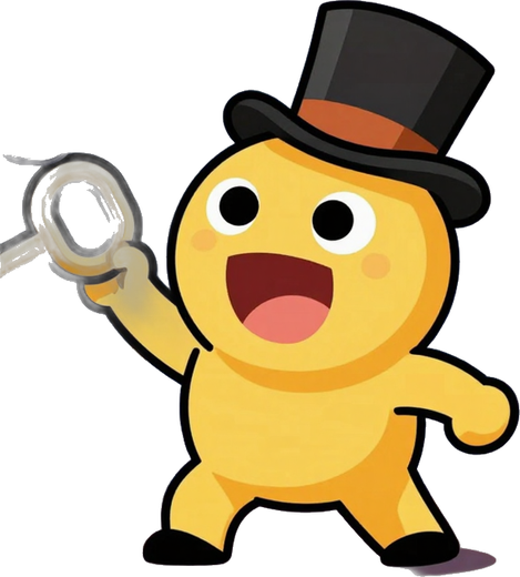 Mustard in a top hat, ready for business